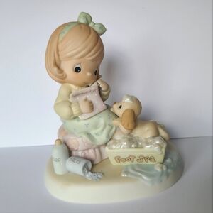 Vintage Precious Moments You Are My In-Spa-Ration Collectible Porcelain Figurine
